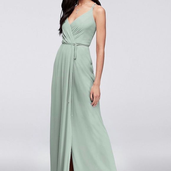David's Bridal Dresses & Skirts - David’s Bridal Dusty Sage Bridesmaid Dress